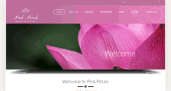 Desktop Screenshot of pinkpetals.co.za